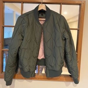 Banana Republic Green Bomber Jacket
